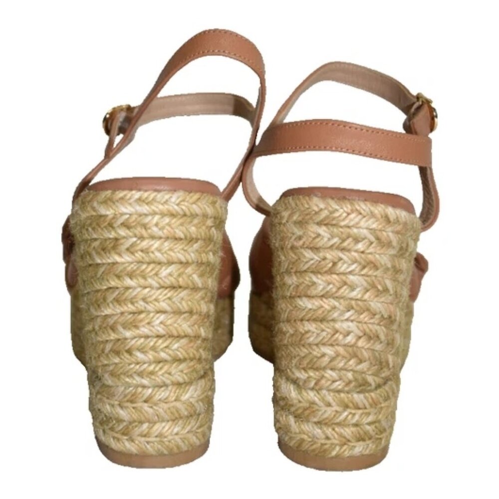 $440 Stuart Weitzman Sofia Espadrille Wedge Soft … - image 4